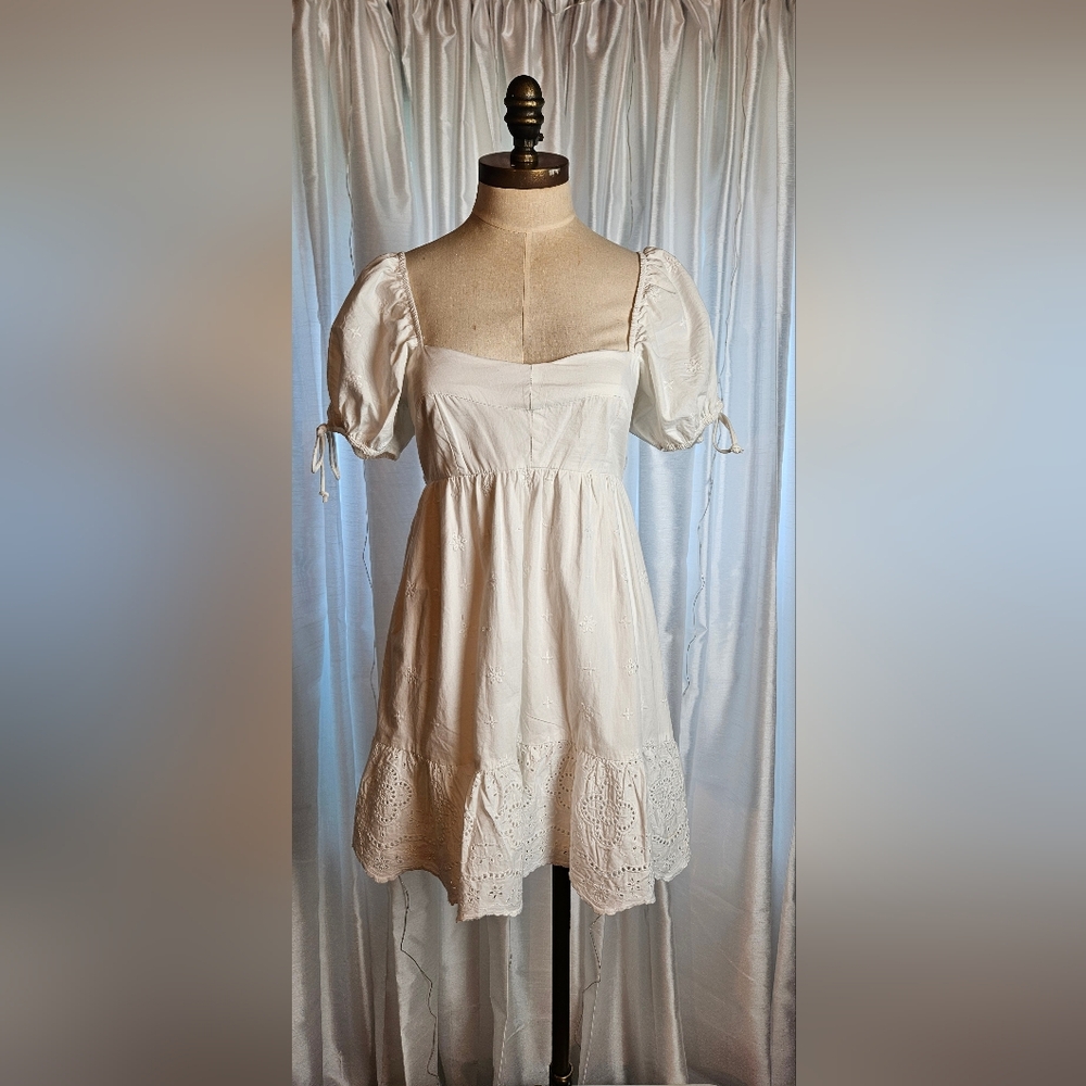 Sim & Sam Mini White Dress
